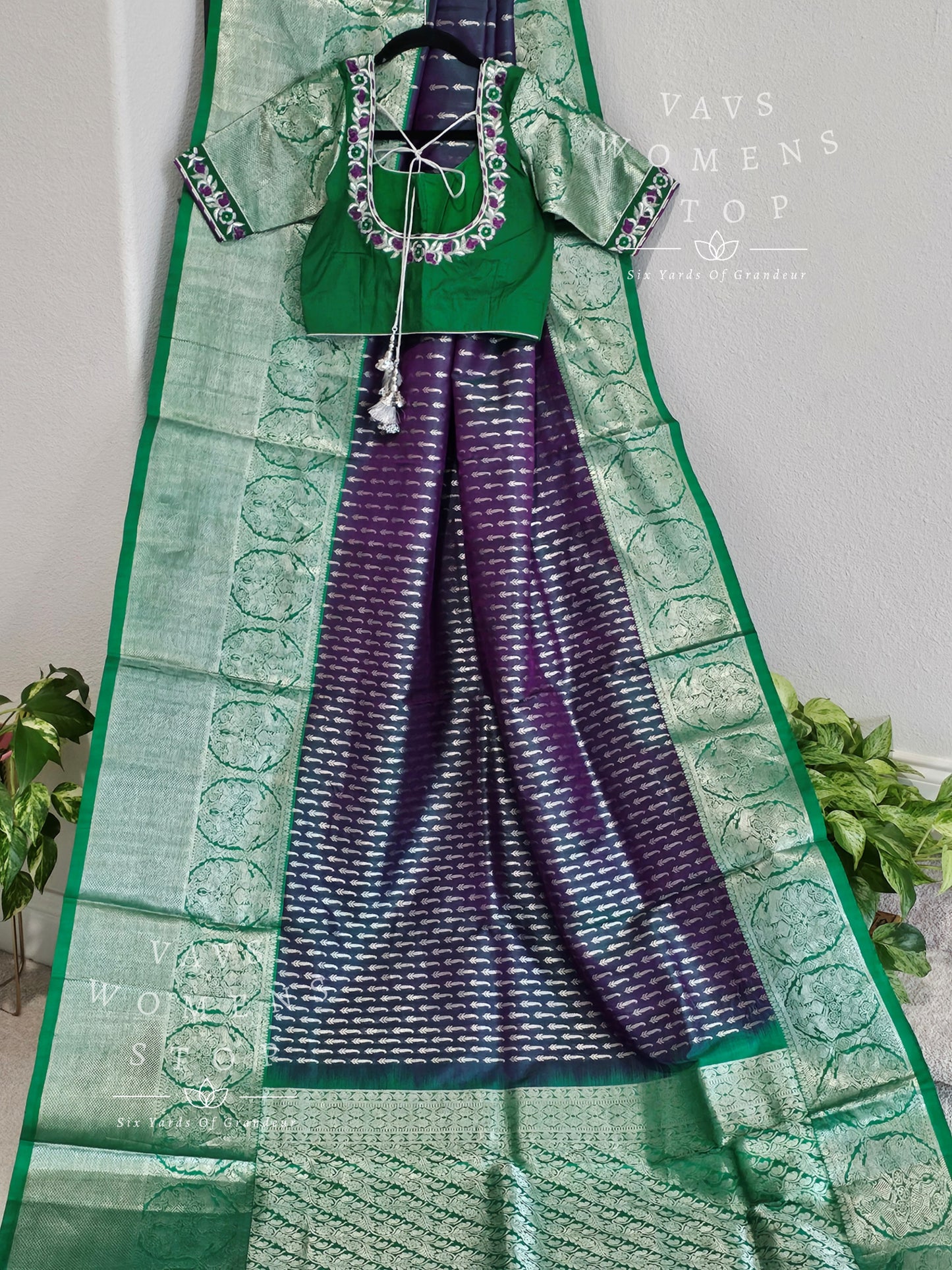 Pure Venkatagiri Pattu Saree - Blouse