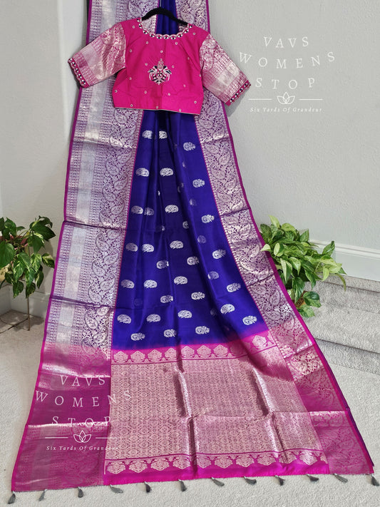 Pure Venkatagiri Pattu Saree - Blouse