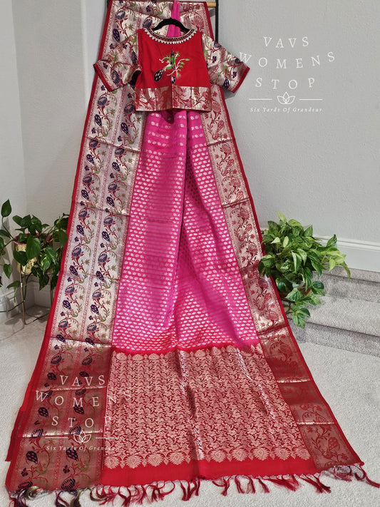 Pure Venkatagiri Pattu Saree - Blouse