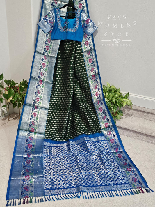 Pure Venkatagiri Pattu Saree - Blouse