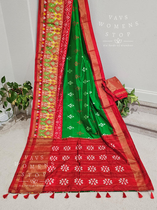 Pure Ikkat Pochampally Saree 