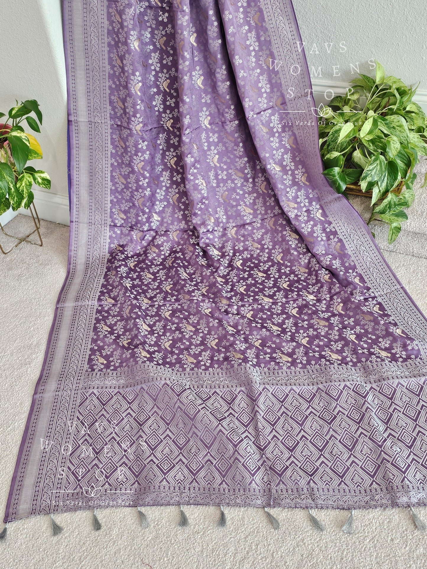 Mashru Satin Benarasi Silk Saree