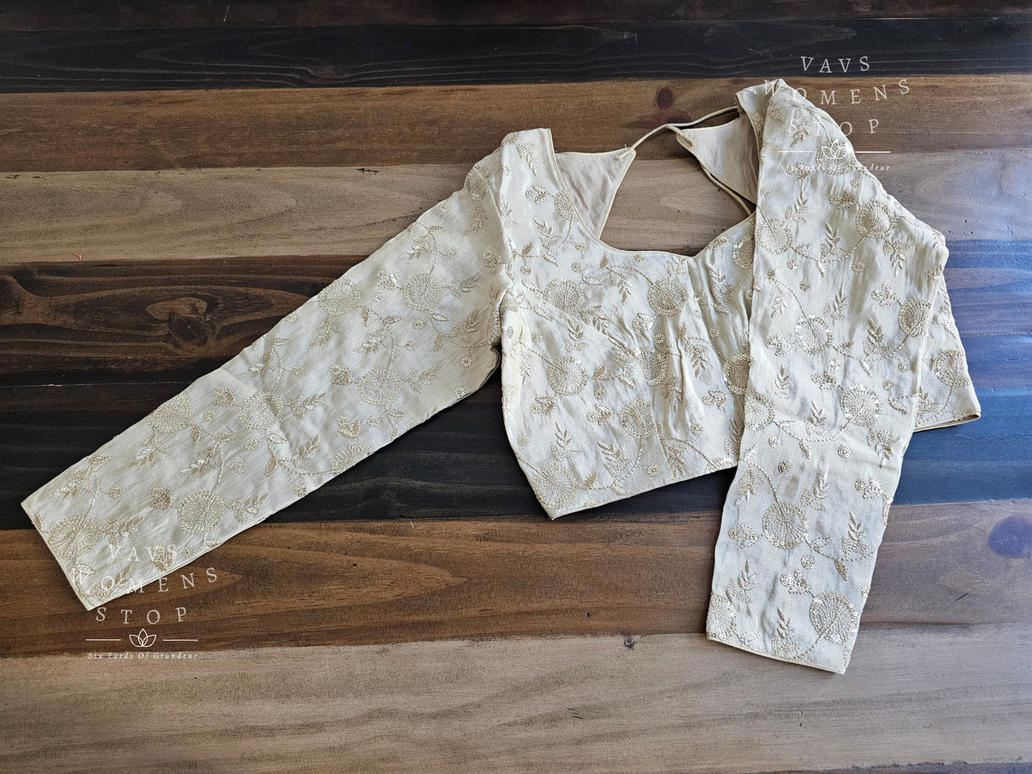 Full Sleeves Tissue Blouse