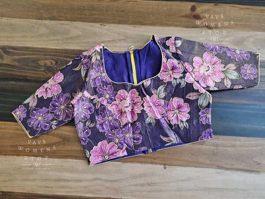 Floral Tissue Blouse