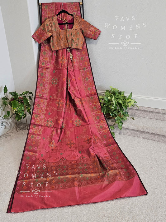 Benarasi Semi Silk Designer Saree - Blouse
