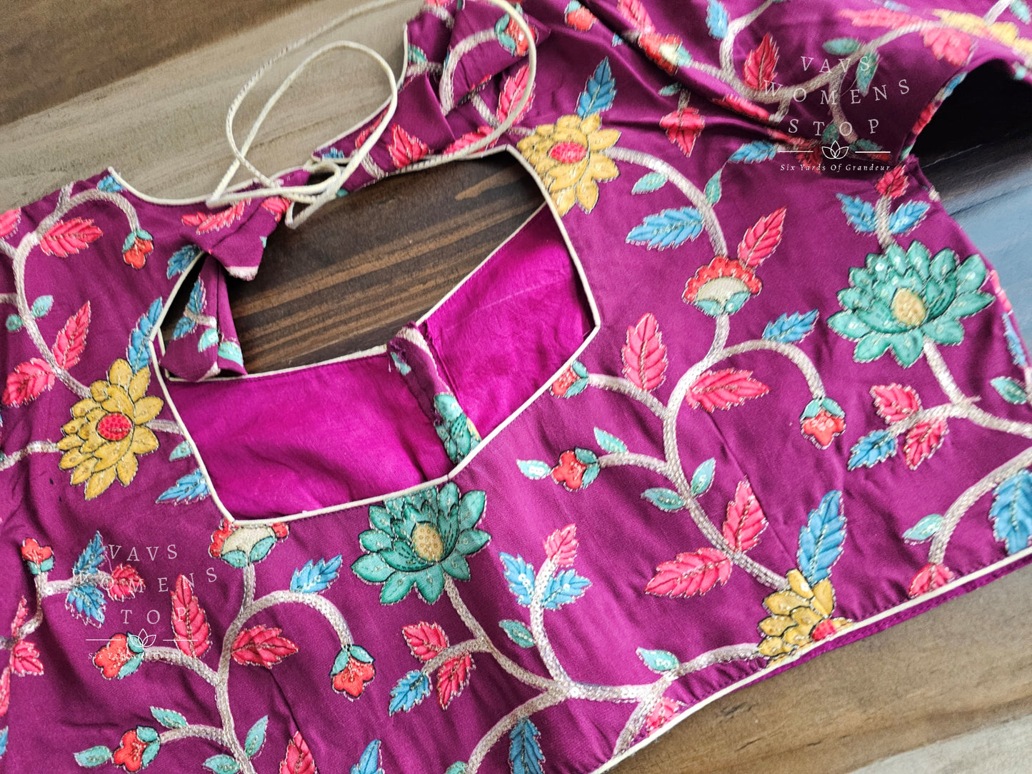 Kalamkari Embroidery Blouse