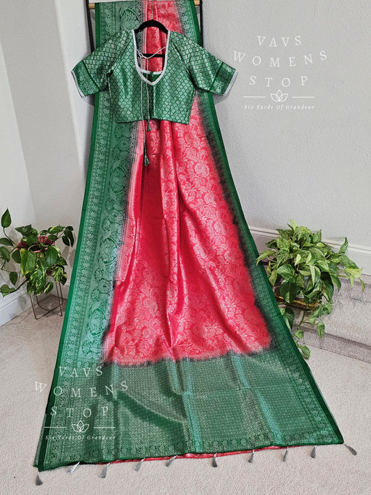 Benarasi Kubera Silk Saree - Blouse