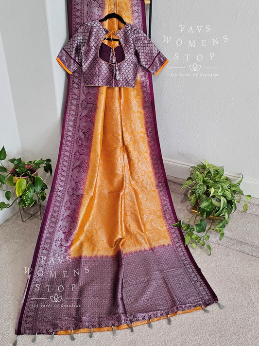 Benarasi Kubera Pattu Silk Saree - Blouse