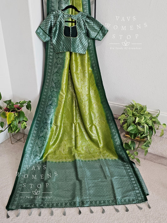 Benarasi Kubera Silk Saree - Blouse