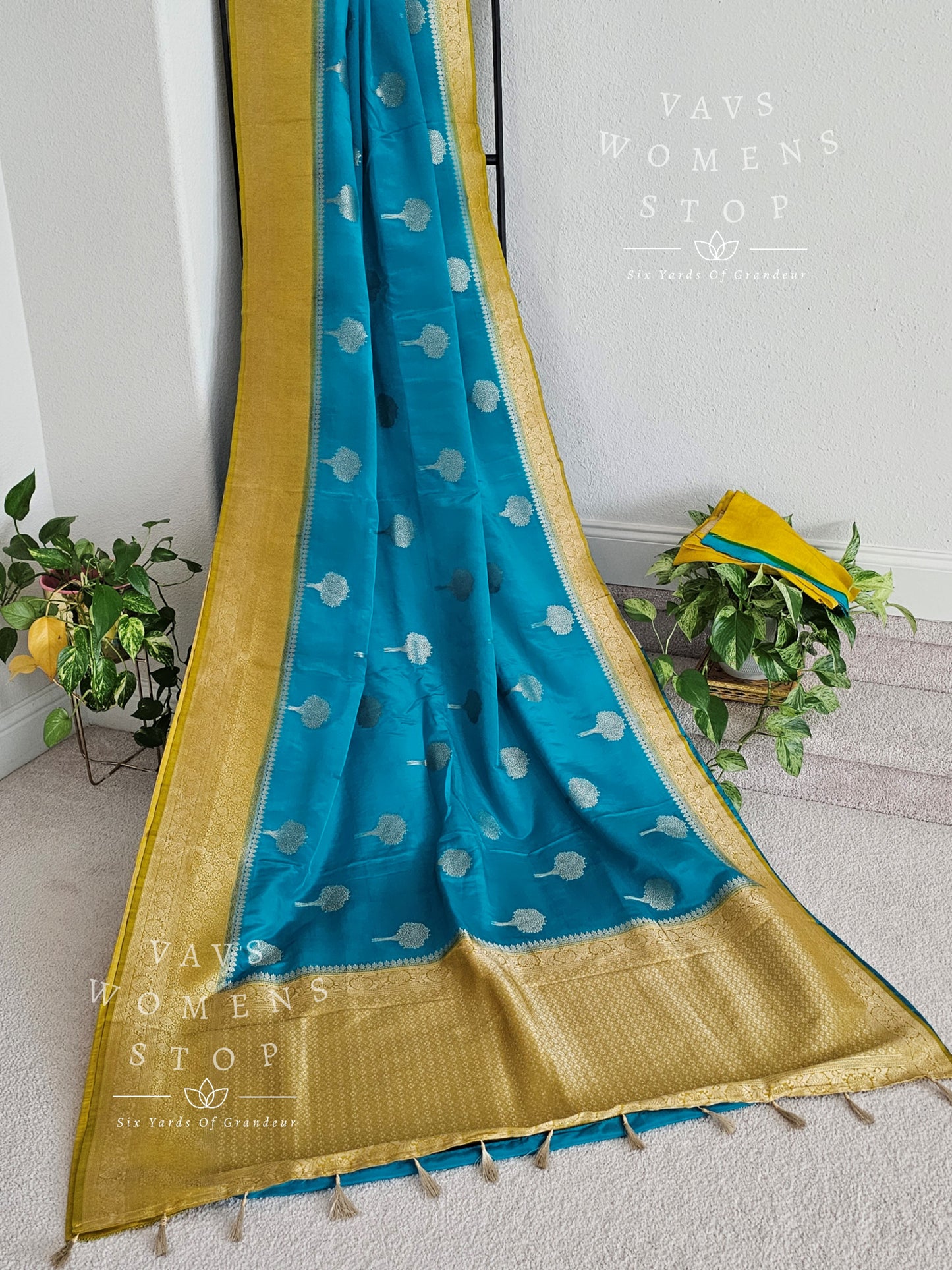 Semi Crepe Benarasi Silk Saree