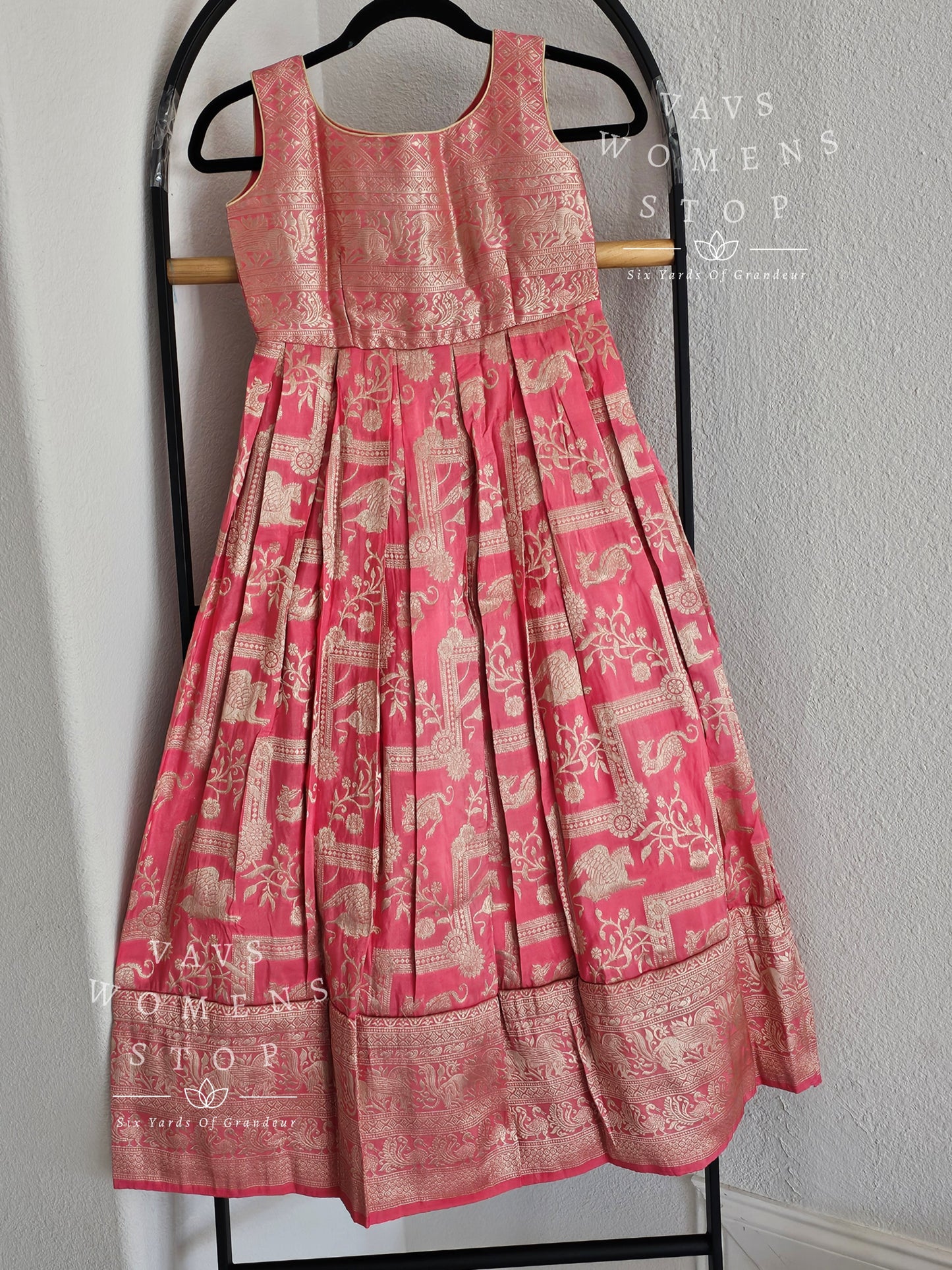 Benarasi Silk Lehenga/ Pattu Pavada Set