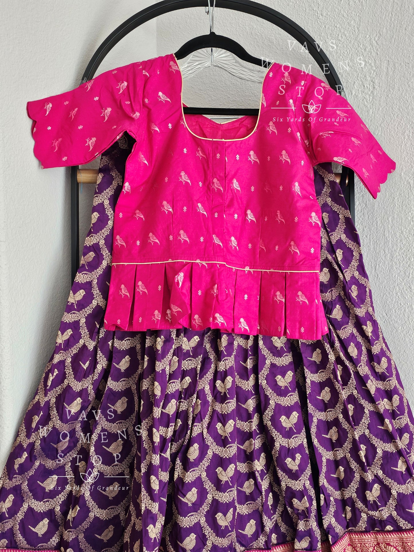 Benarasi Parrots Design Lehenga Set