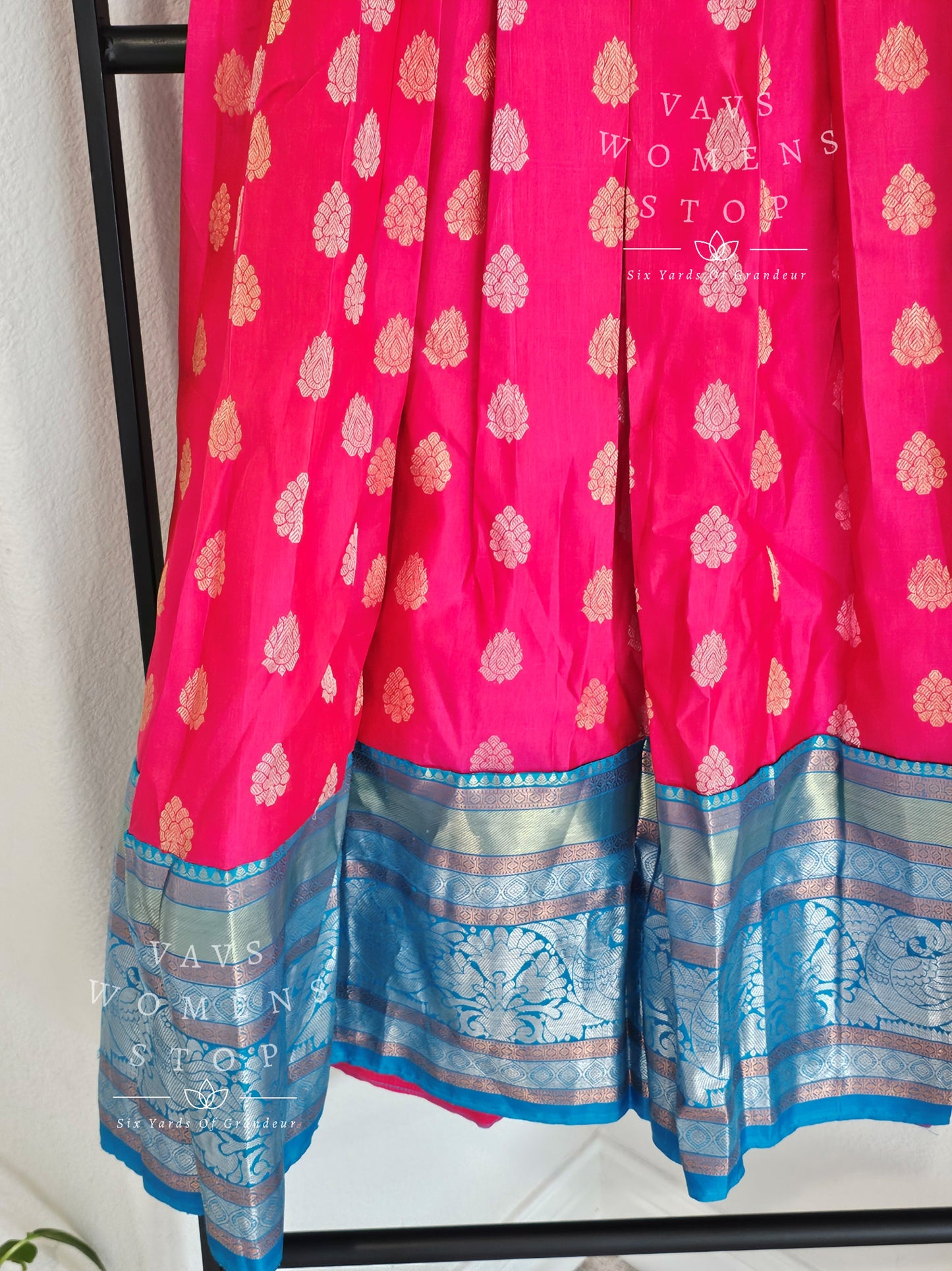 Pure Kanchi Silk Lehenga/ Pattu Pavada Set