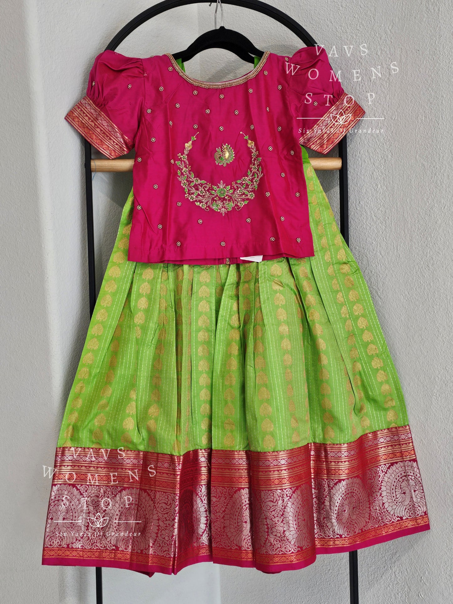 Pure Kanchi Lehenga/Pattu Pavada Set