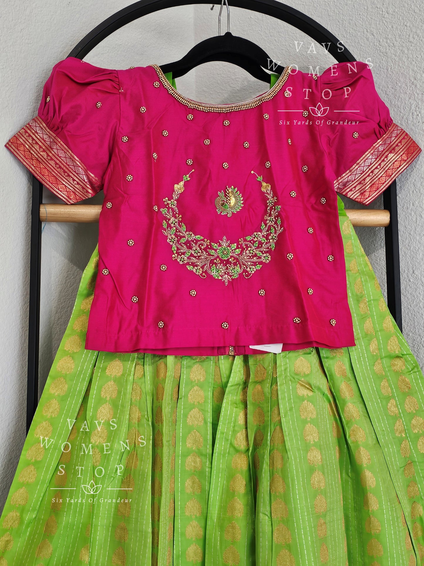 Pure Kanchi Lehenga/Pattu Pavada Set