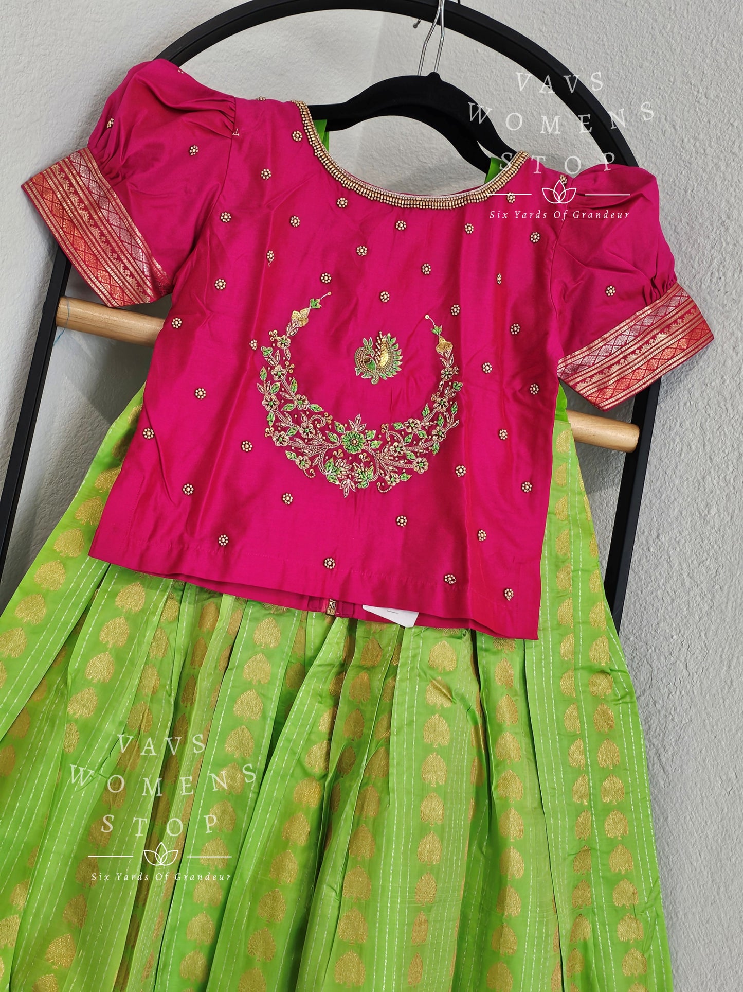 Pure Kanchi Lehenga/Pattu Pavada Set