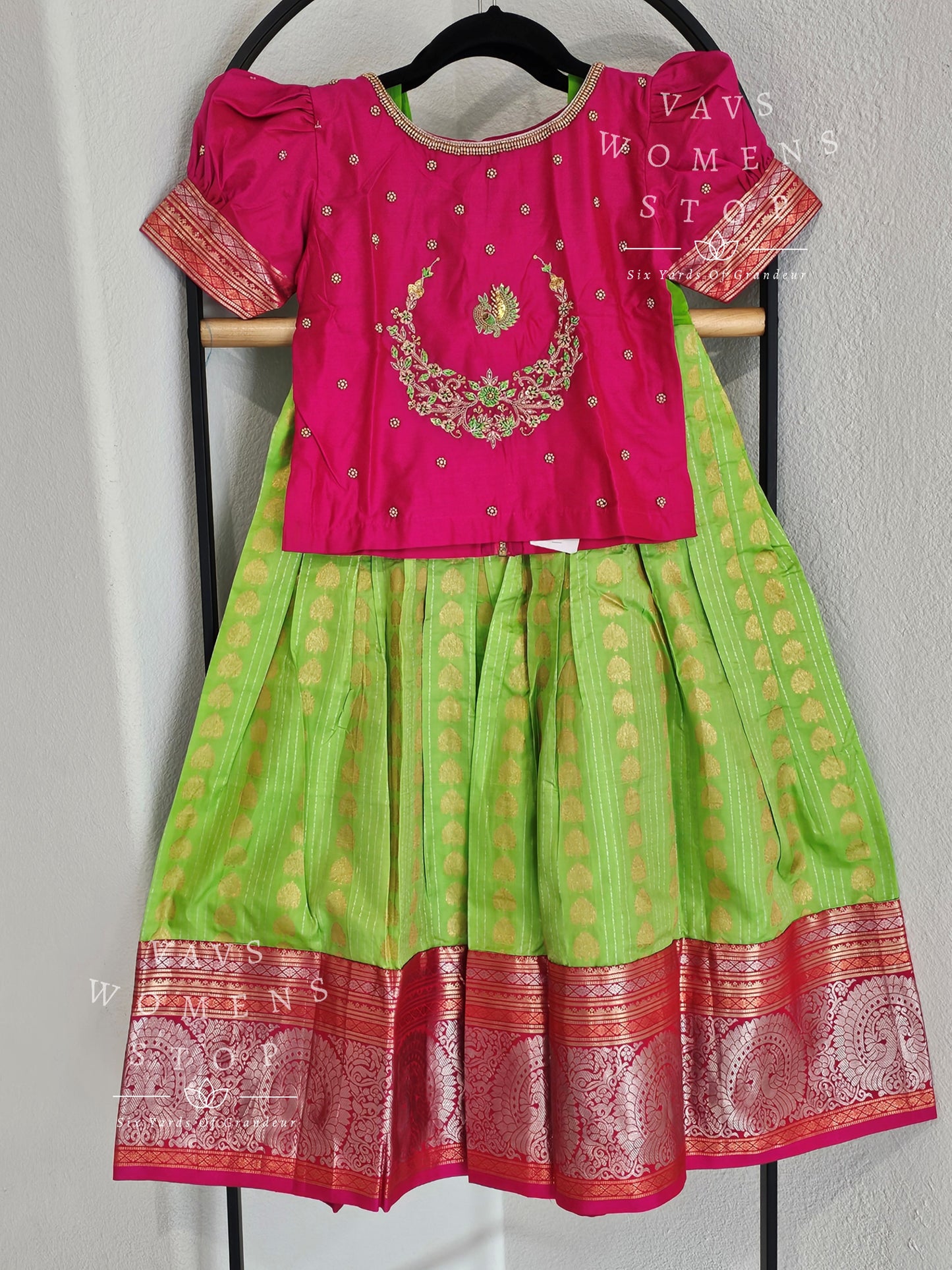 Pure Kanchi Lehenga/Pattu Pavada Set