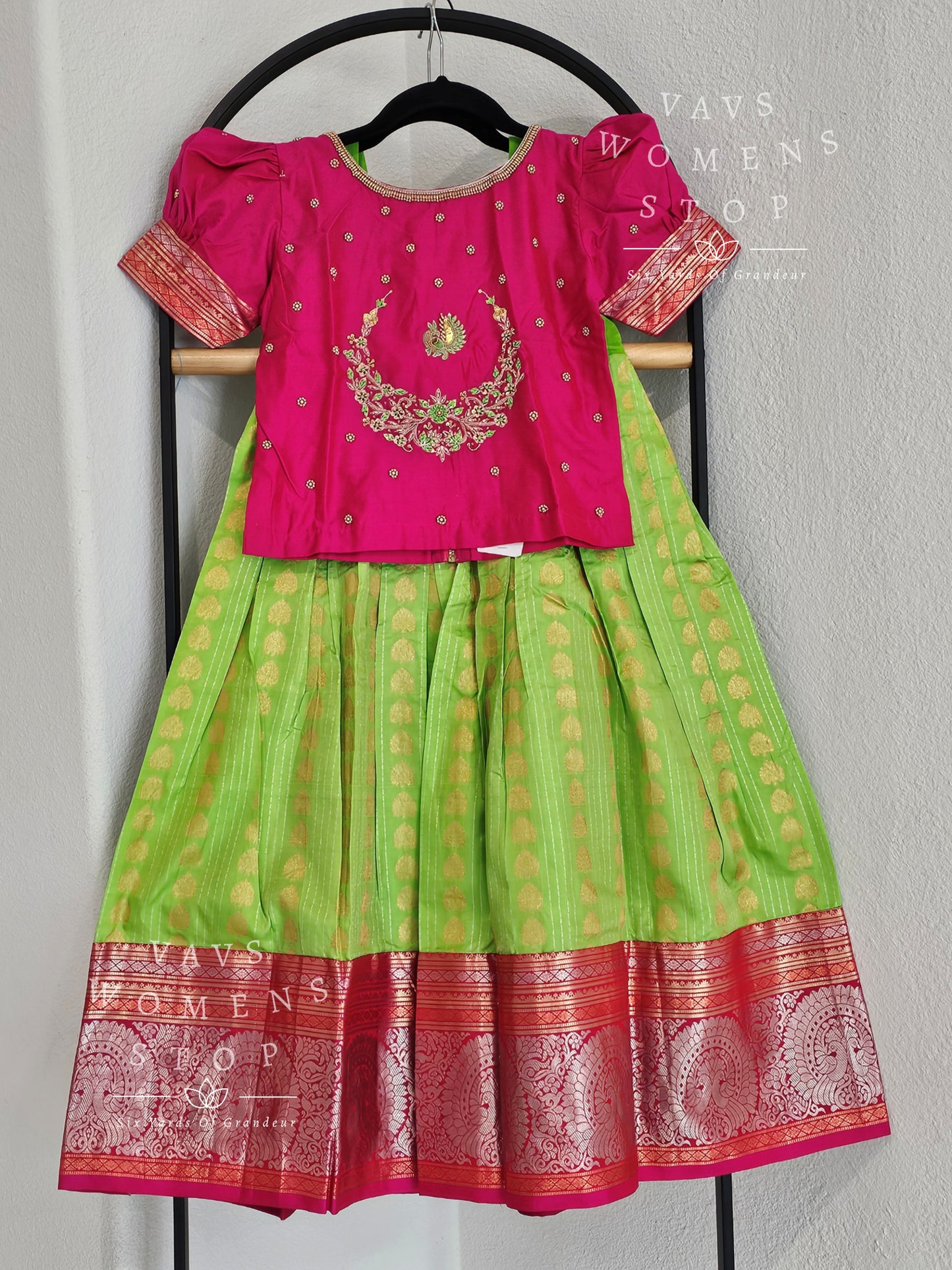 Pure Kanchi Lehenga/Pattu Pavada Set