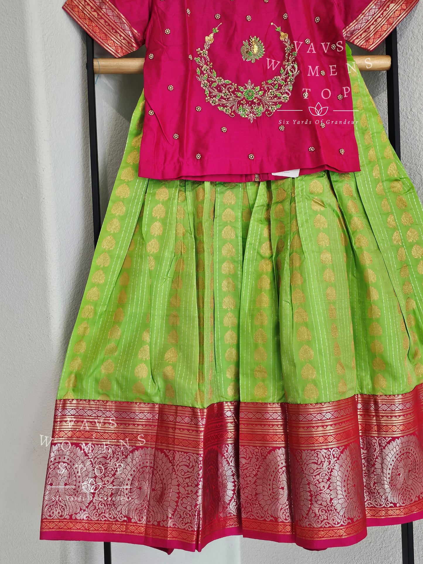 Pure Kanchi Lehenga/Pattu Pavada Set