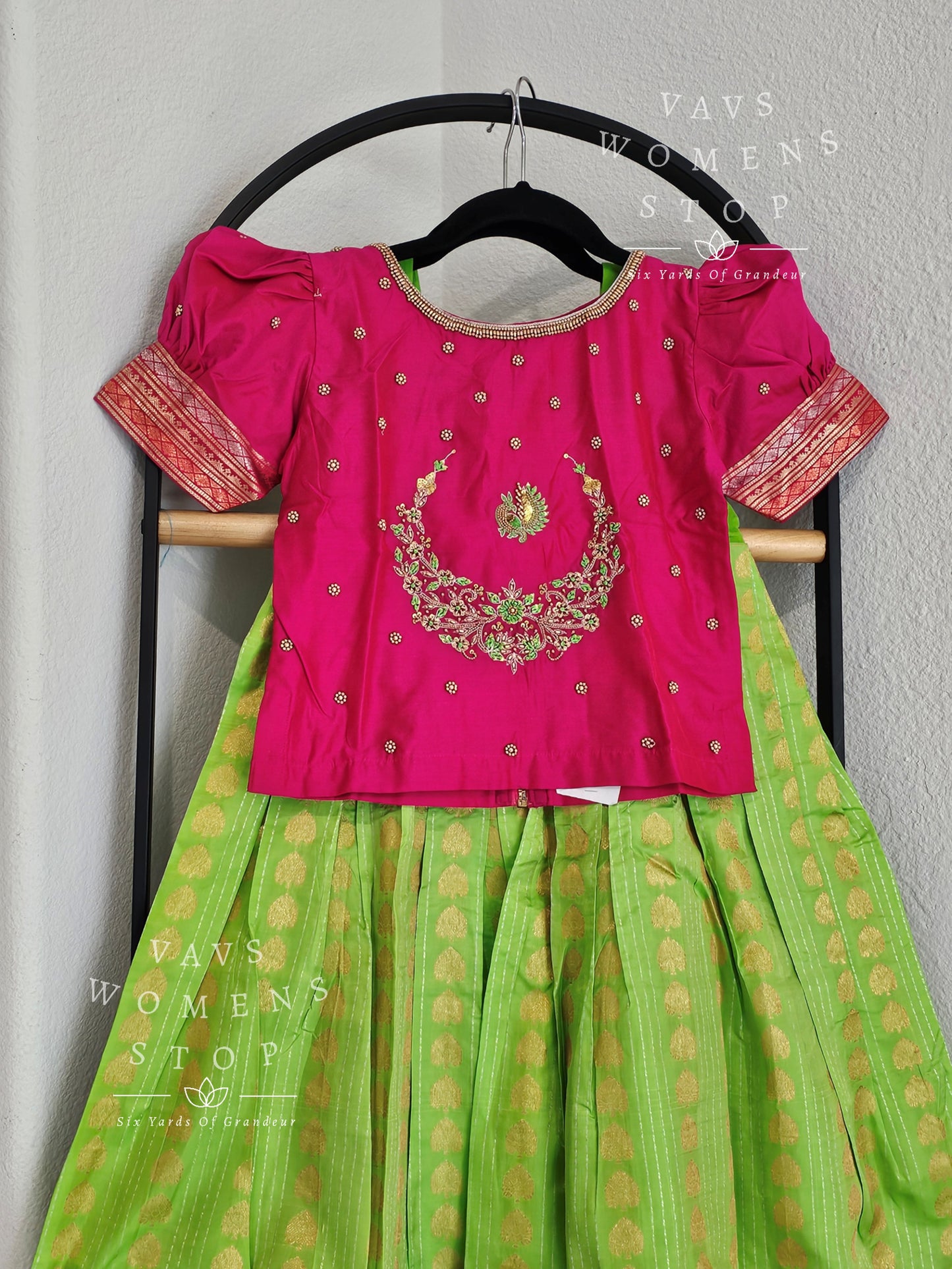 Pure Kanchi Lehenga/Pattu Pavada Set