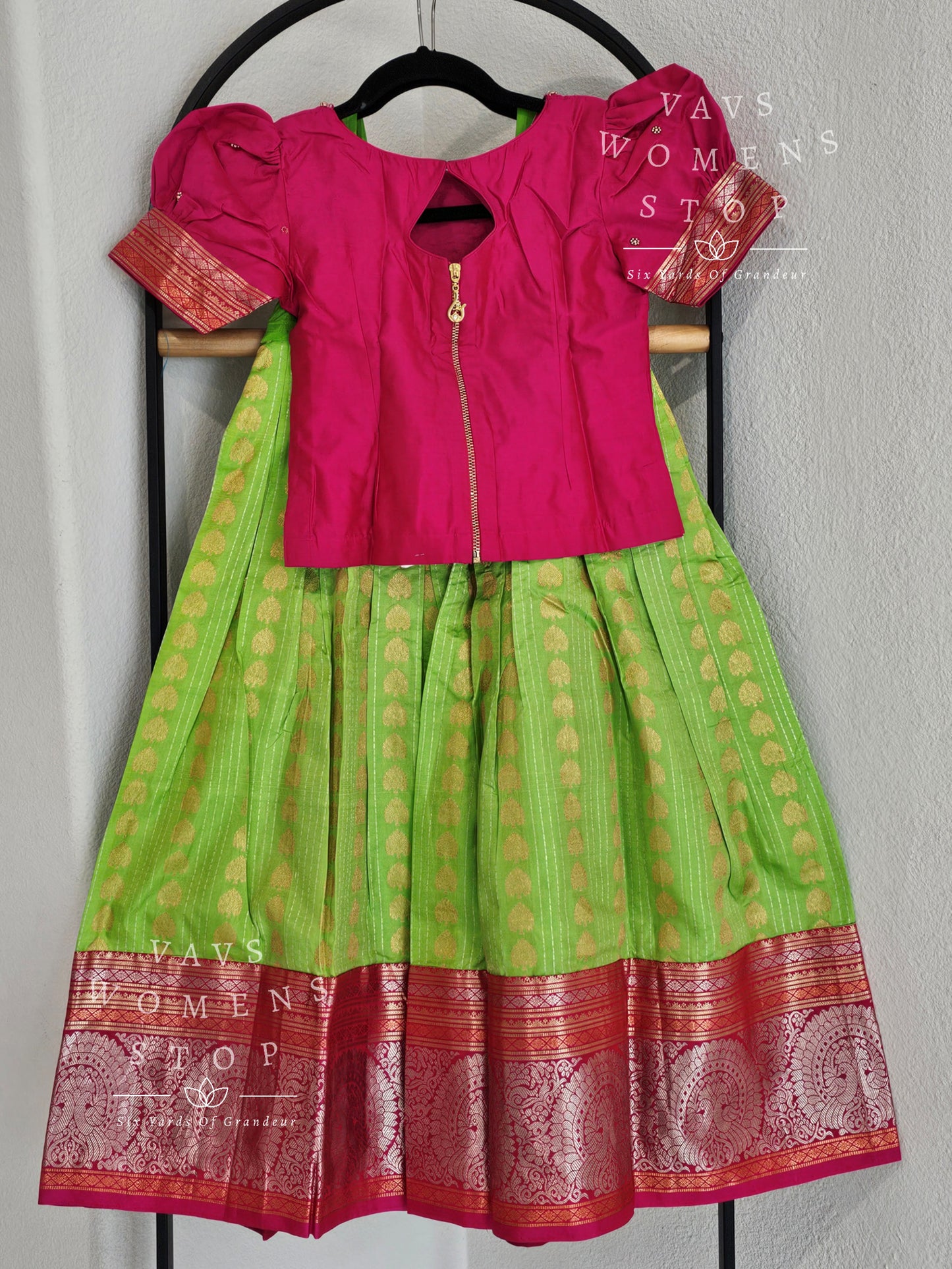 Pure Kanchi Lehenga/Pattu Pavada Set