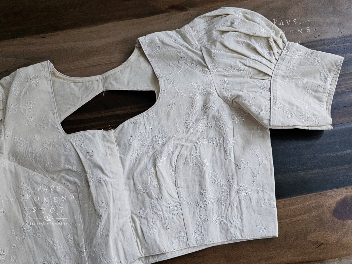 Soft Cotton Chikankari Blouse