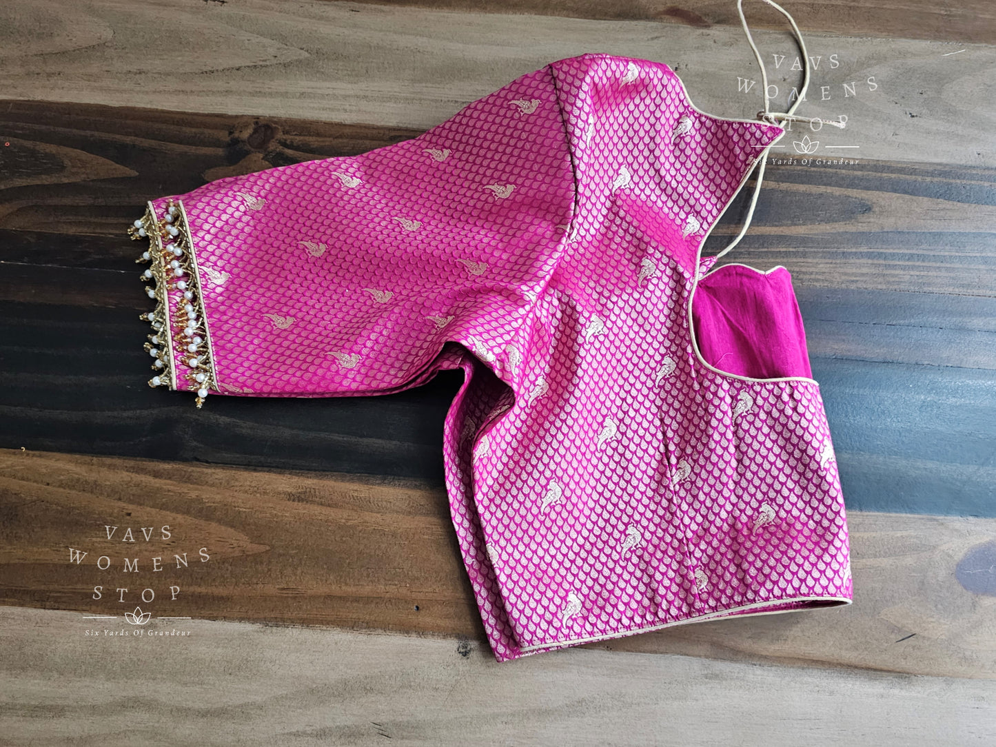 Pink Benarasi Blouse