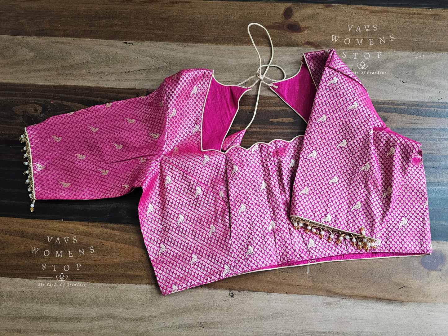 Pink Benarasi Blouse