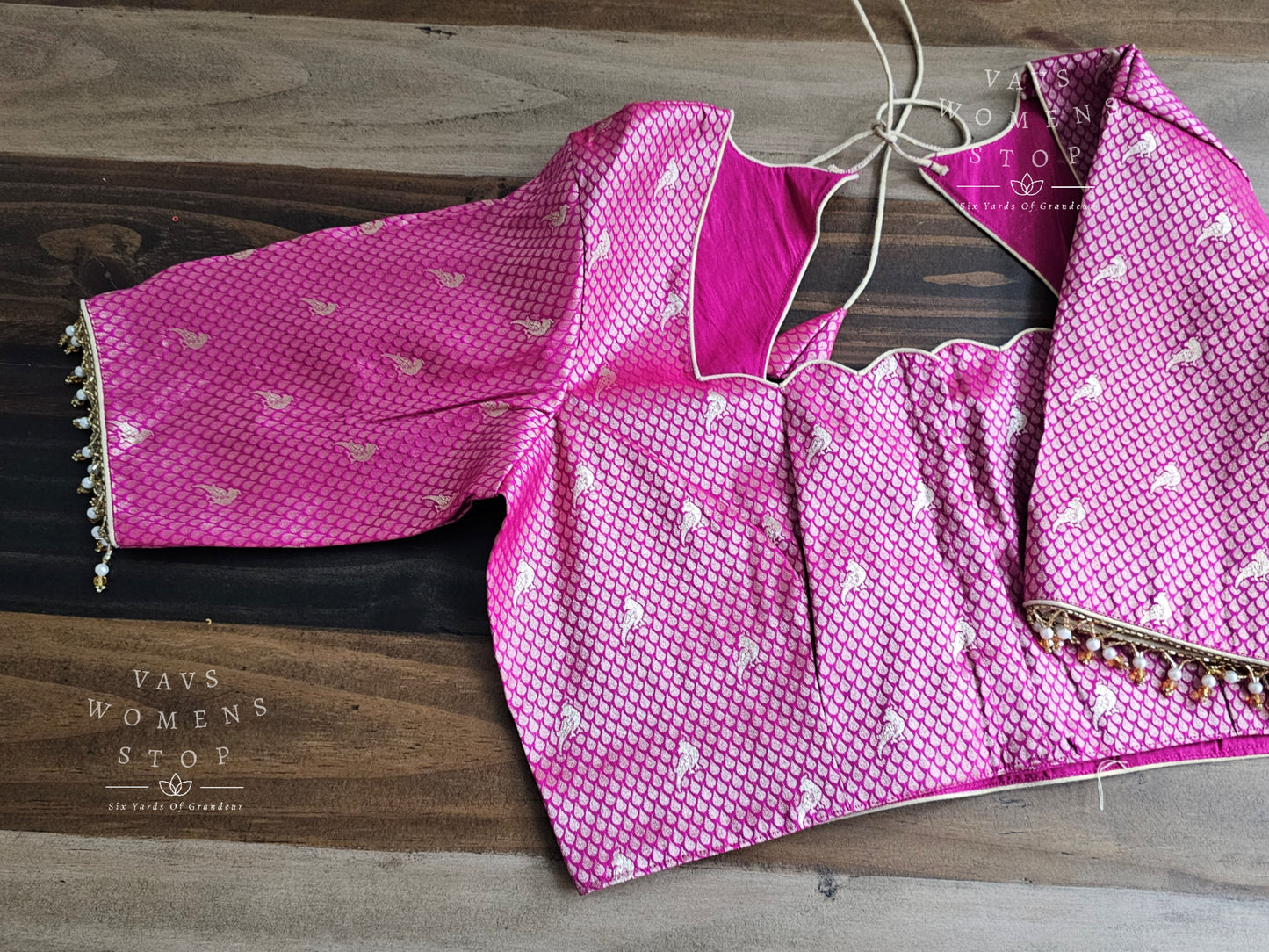 Pink Benarasi Blouse