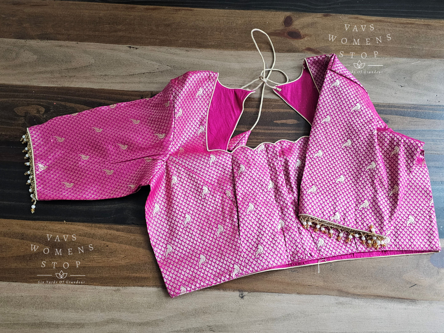 Pink Benarasi Blouse