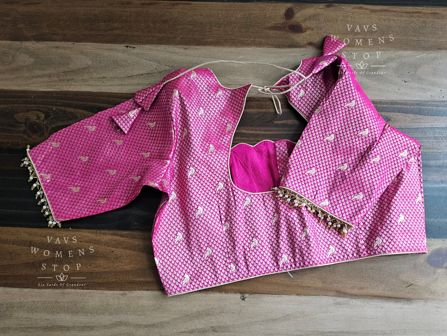 Pink Benarasi Blouse