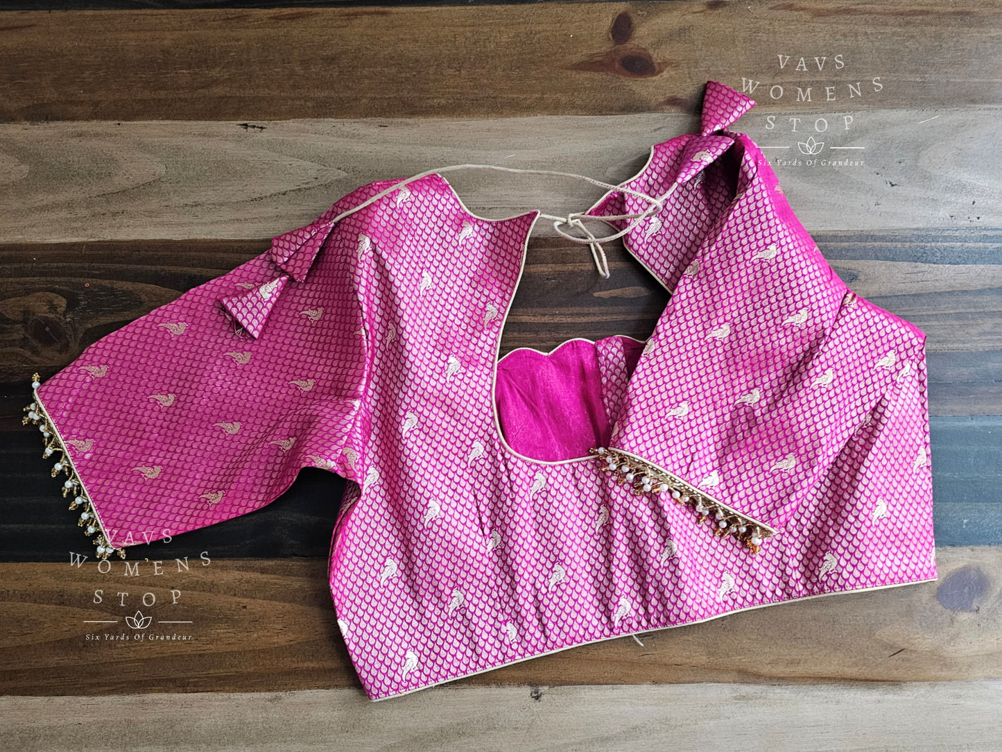 Pink Benarasi Blouse