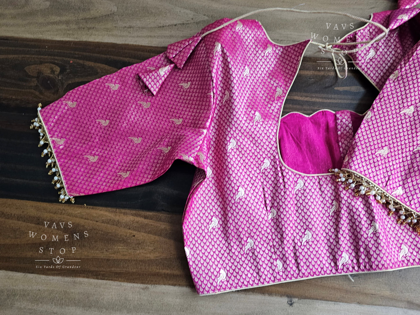 Pink Benarasi Blouse