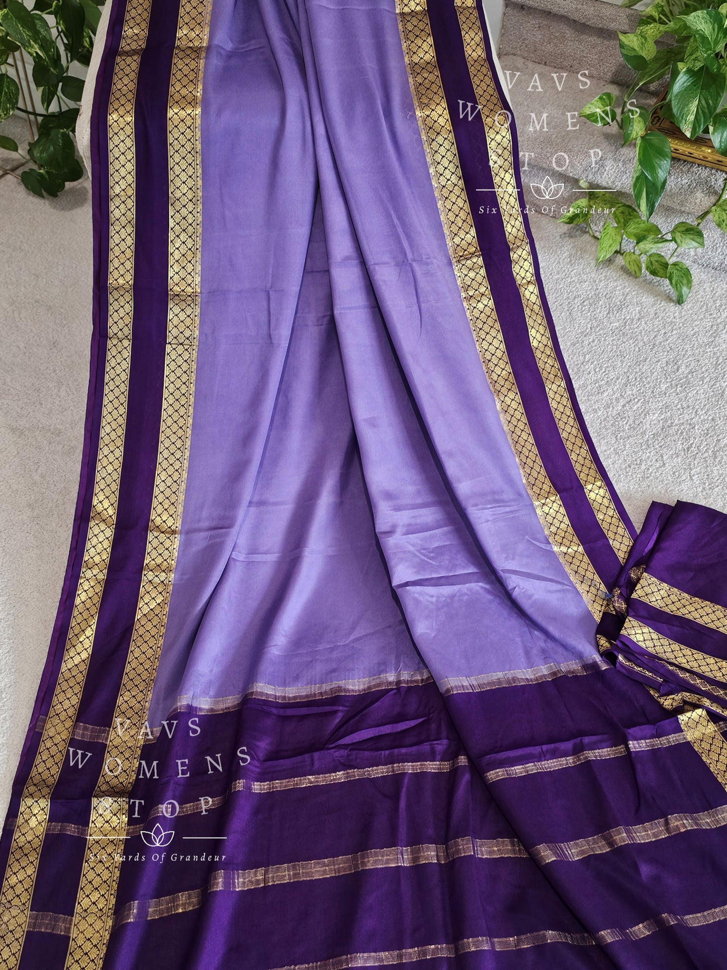 Pure Mysore Crepe Silk Saree