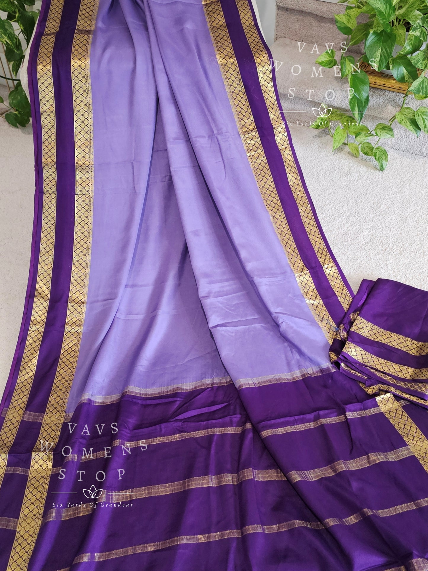 Pure Mysore Crepe Silk Saree