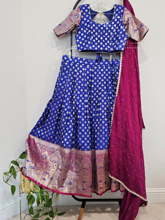 Benarasi Silk Half Saree Set