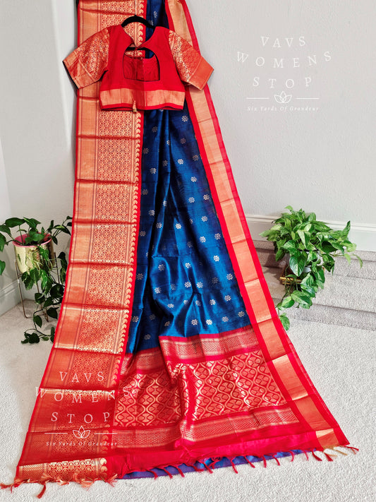 Pure Kuppadam Pattu Saree - Blouse