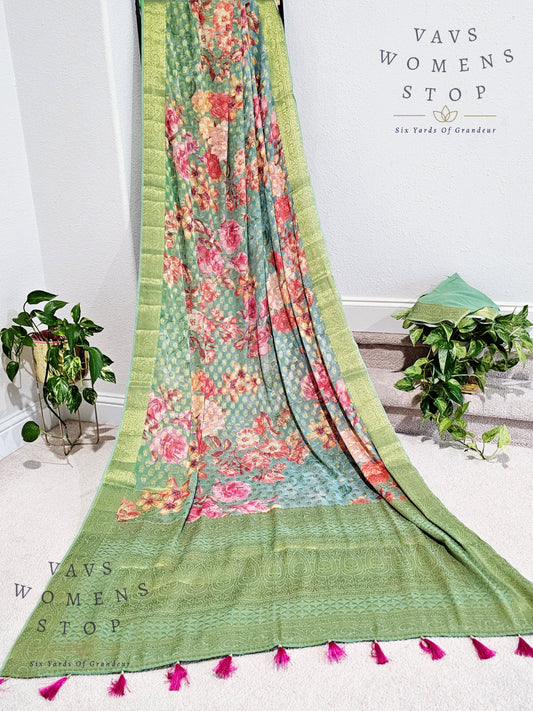 Chiffon Georgette Saree