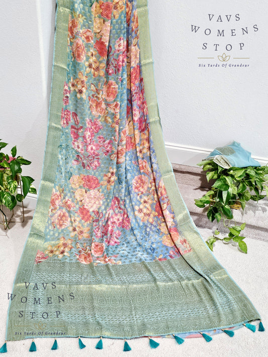 Georgette Chiffon Saree