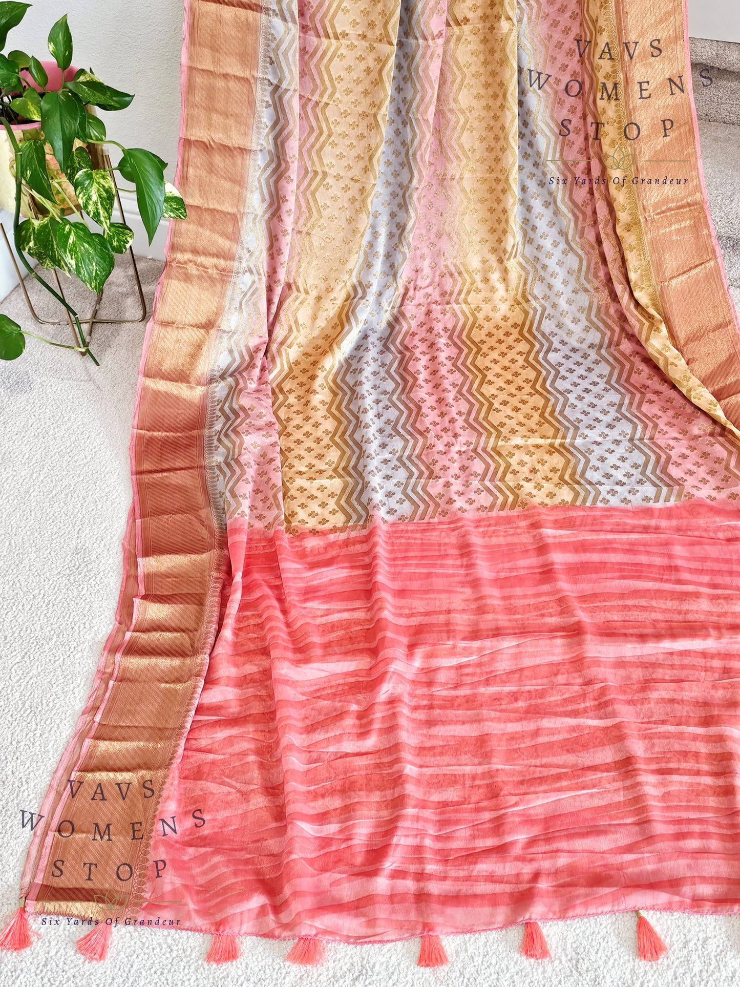 Georgette Chiffon Saree
