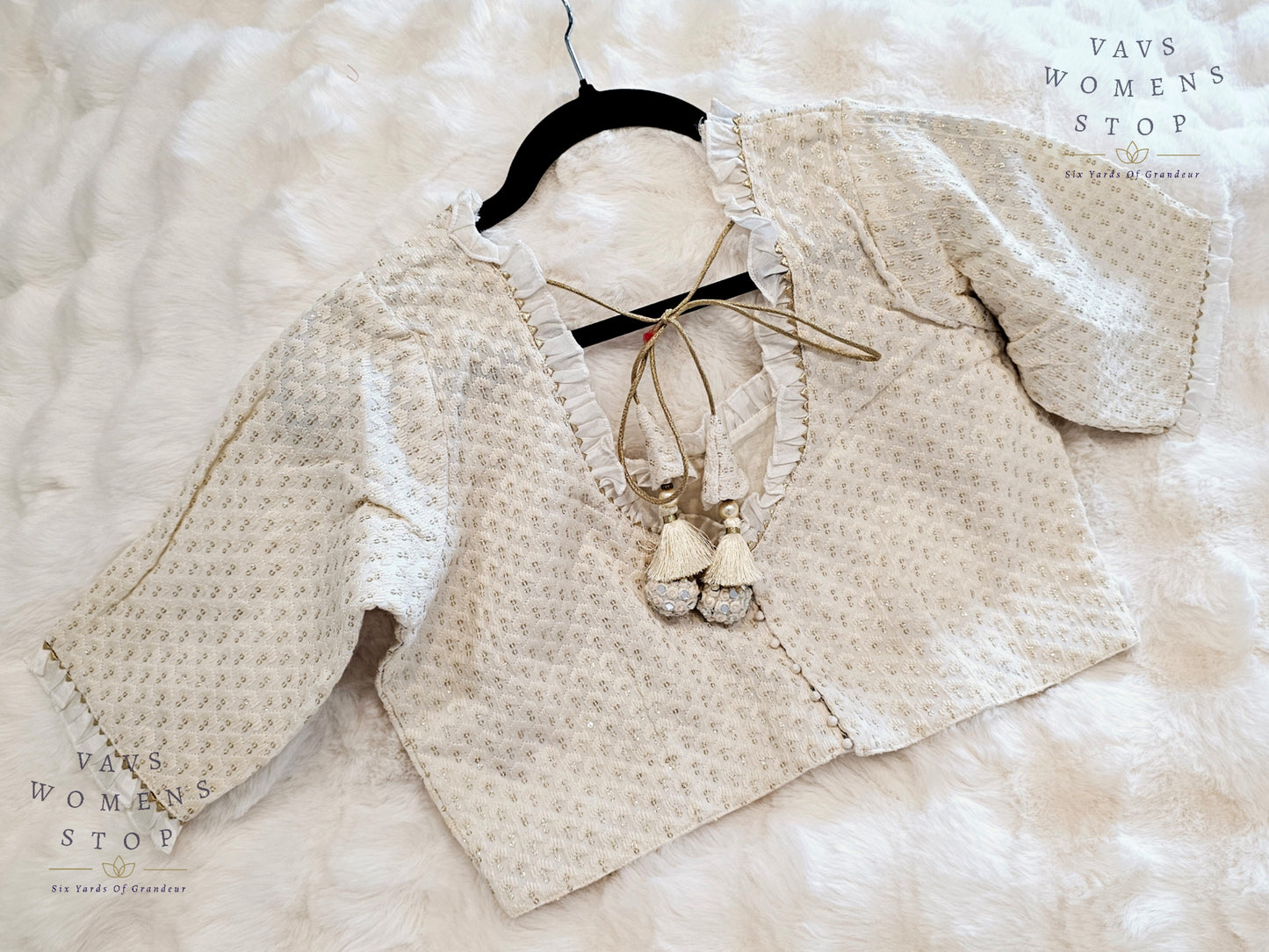 Pure Georgette Chikankari Blouse