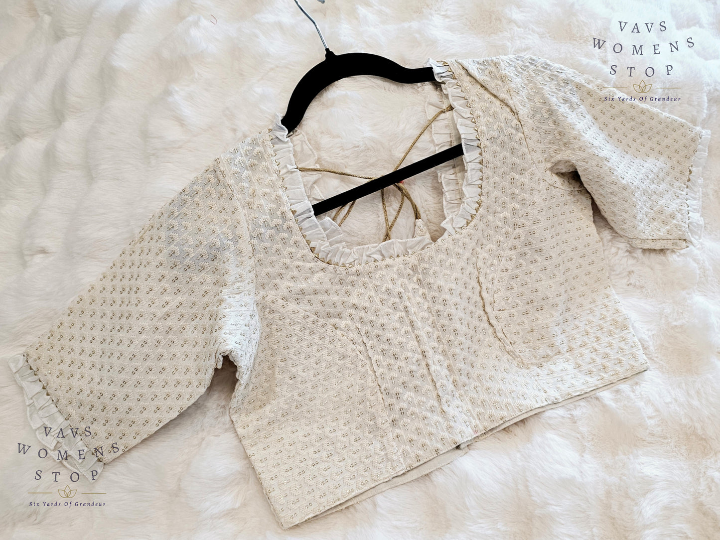 Pure Georgette Chikankari Blouse