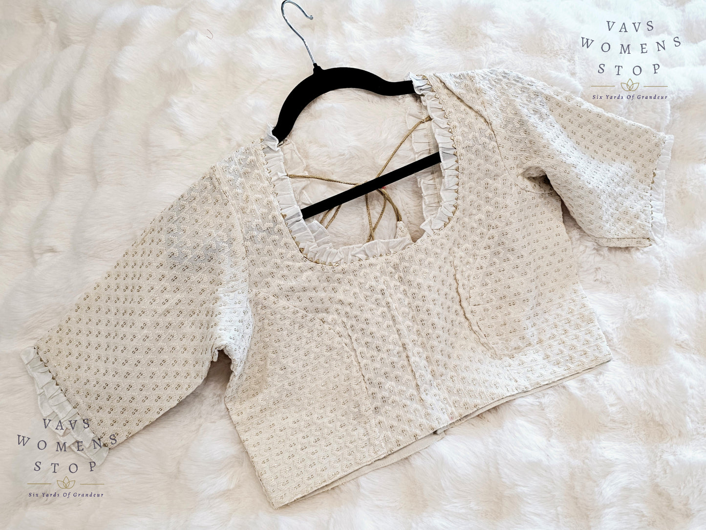 Pure Georgette Chikankari Blouse