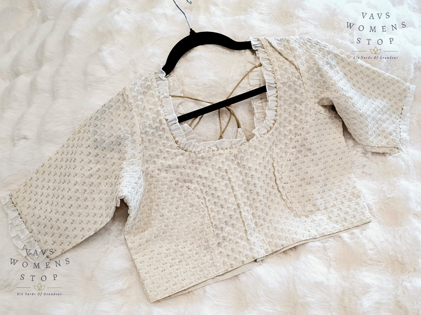 Pure Georgette Chikankari Blouse