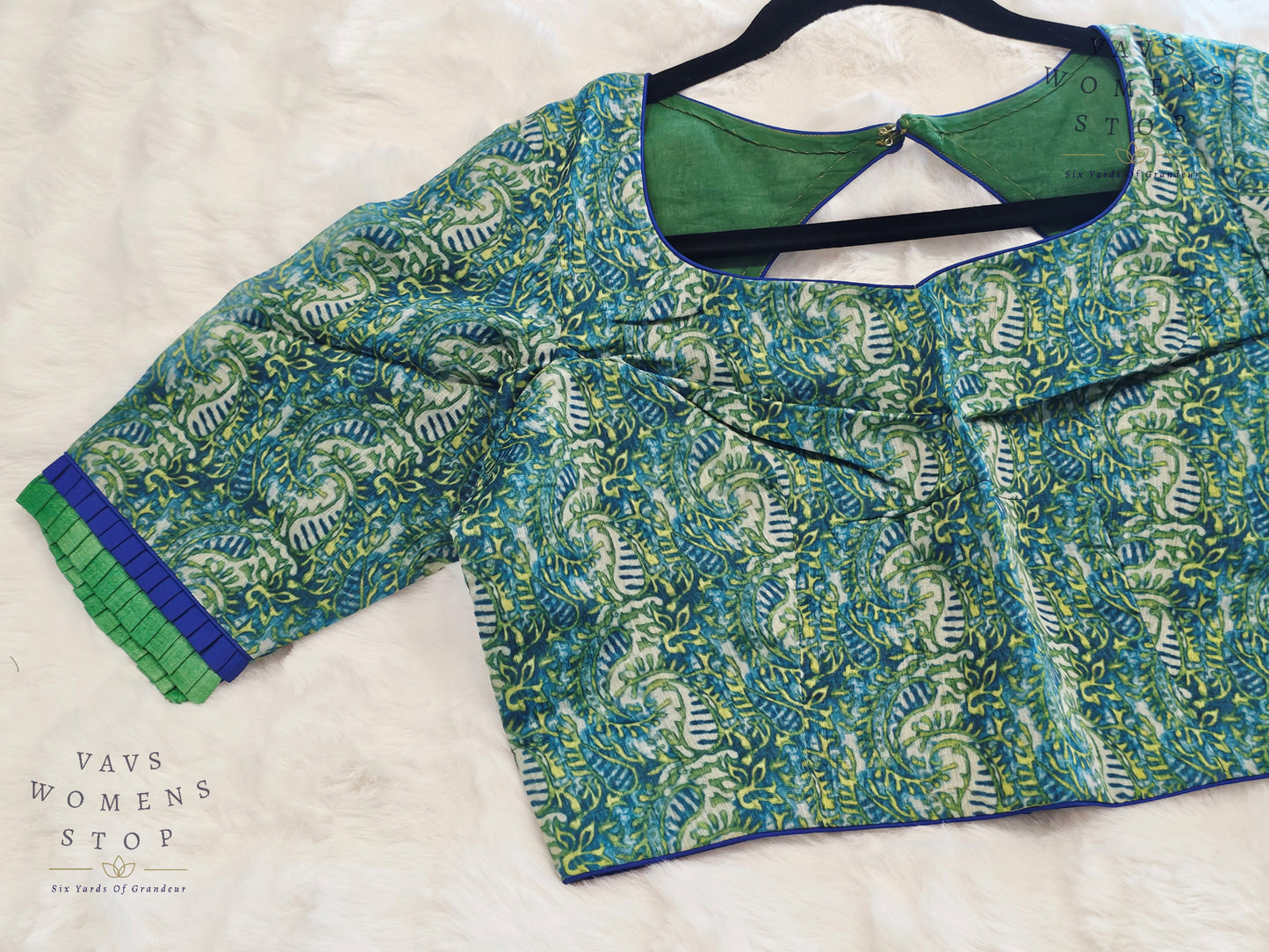 Designer Silk Cotton Blouse