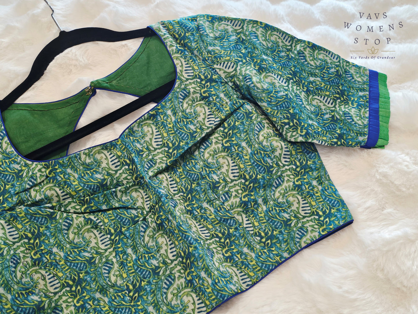 Designer Silk Cotton Blouse