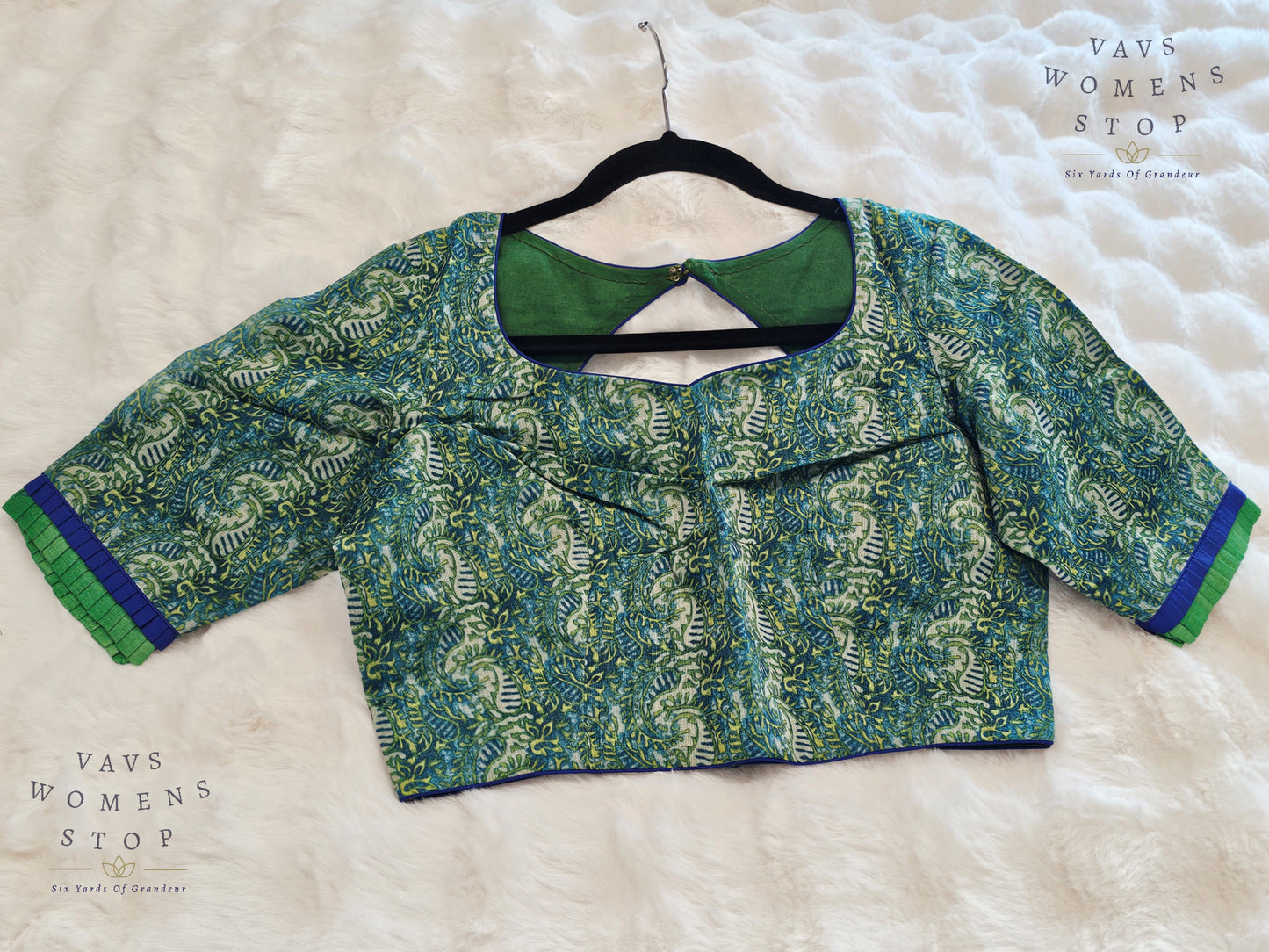 Designer Silk Cotton Blouse