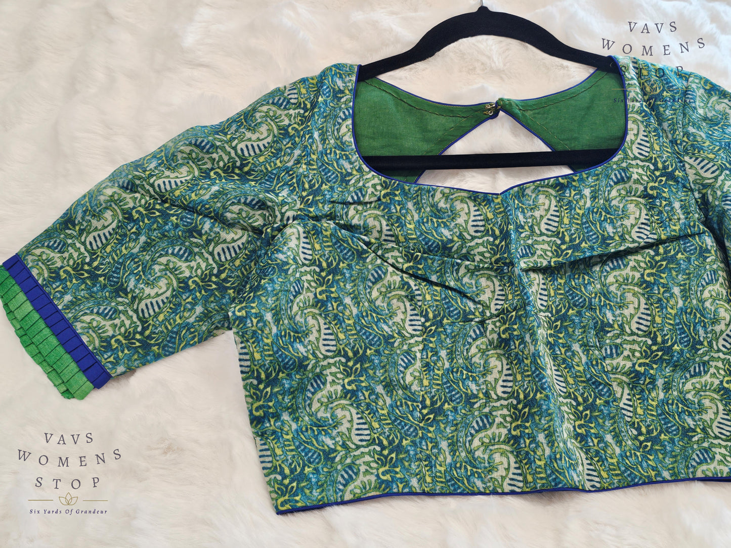Designer Silk Cotton Blouse