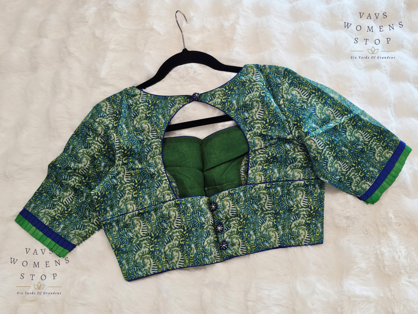 Designer Silk Cotton Blouse