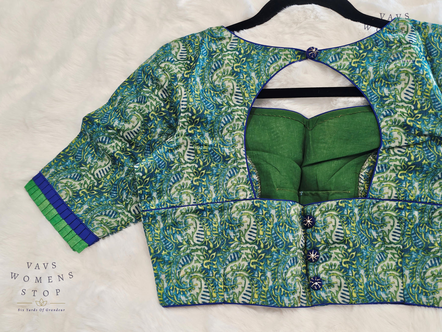 Designer Silk Cotton Blouse
